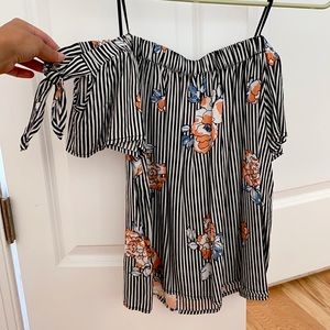 Off the shoulder blouse